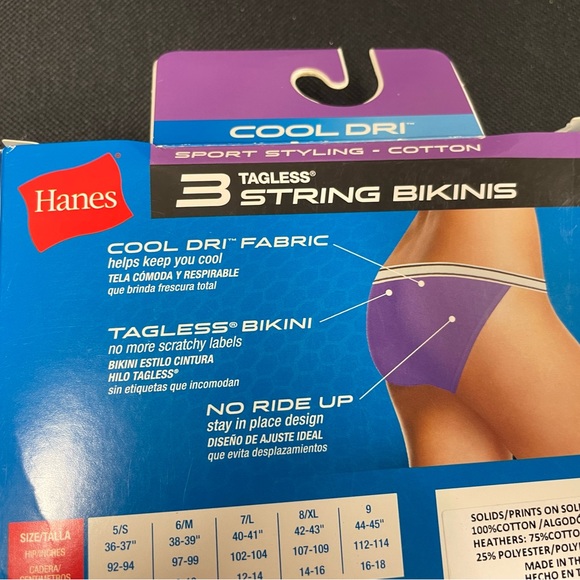 Hanes Intimates & Sleepwear Hanes Bundle 6 String Bikini Underwear